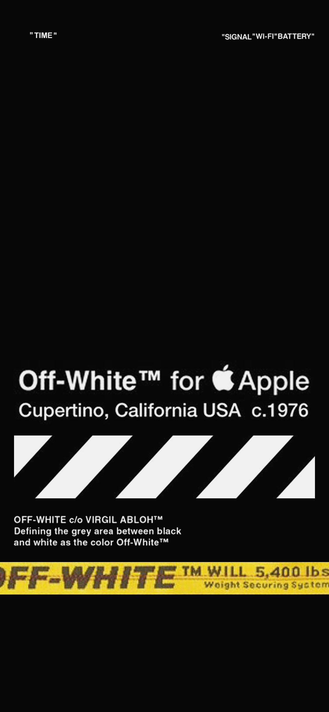 Download Virgil Abloh Off White Logo Wallpaper