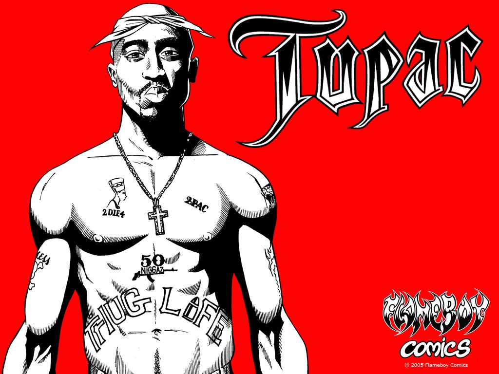 Tupac Cartoon Wallpapers on WallpaperDog