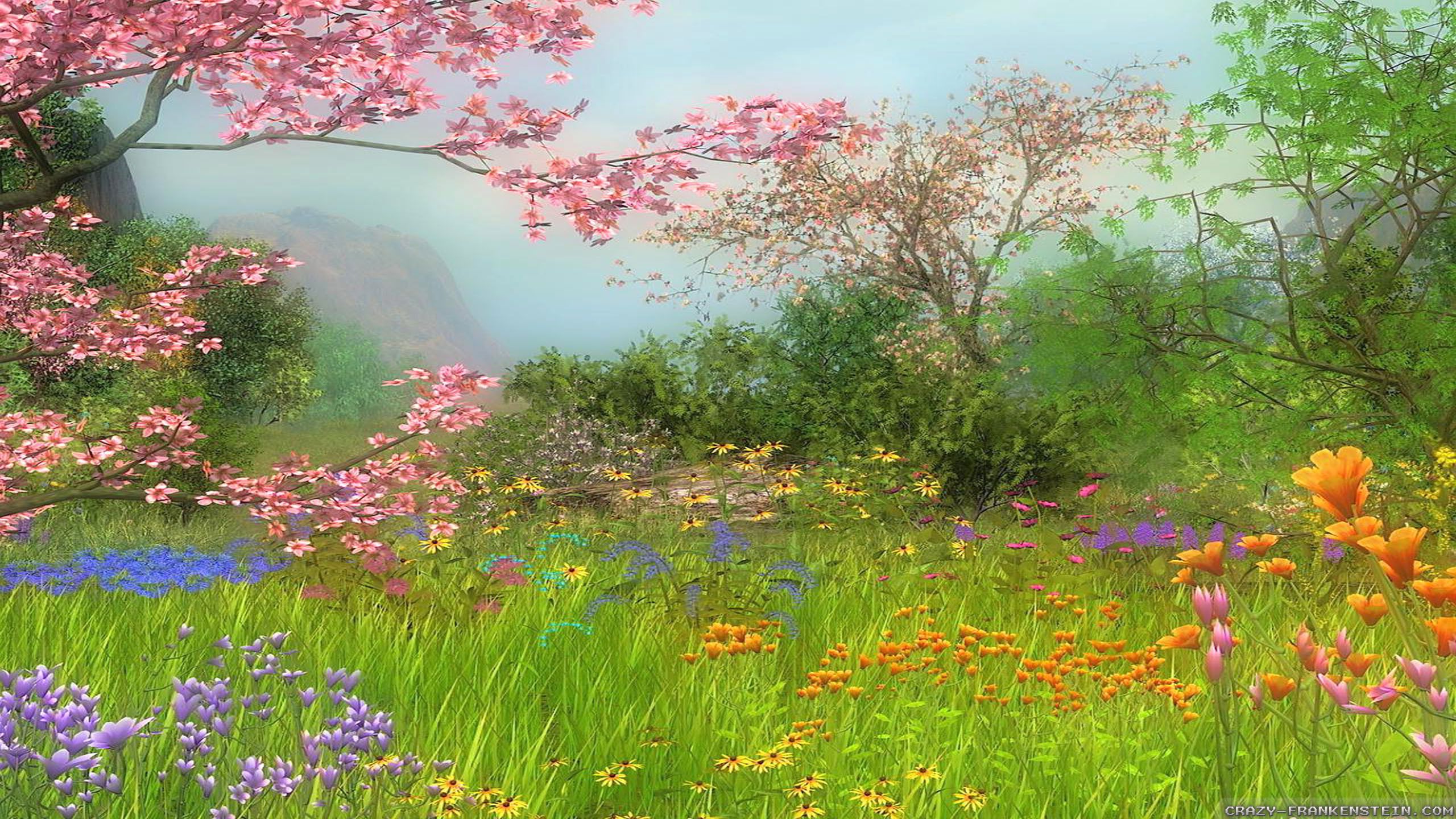 spring scenery wallpaper widescreen
