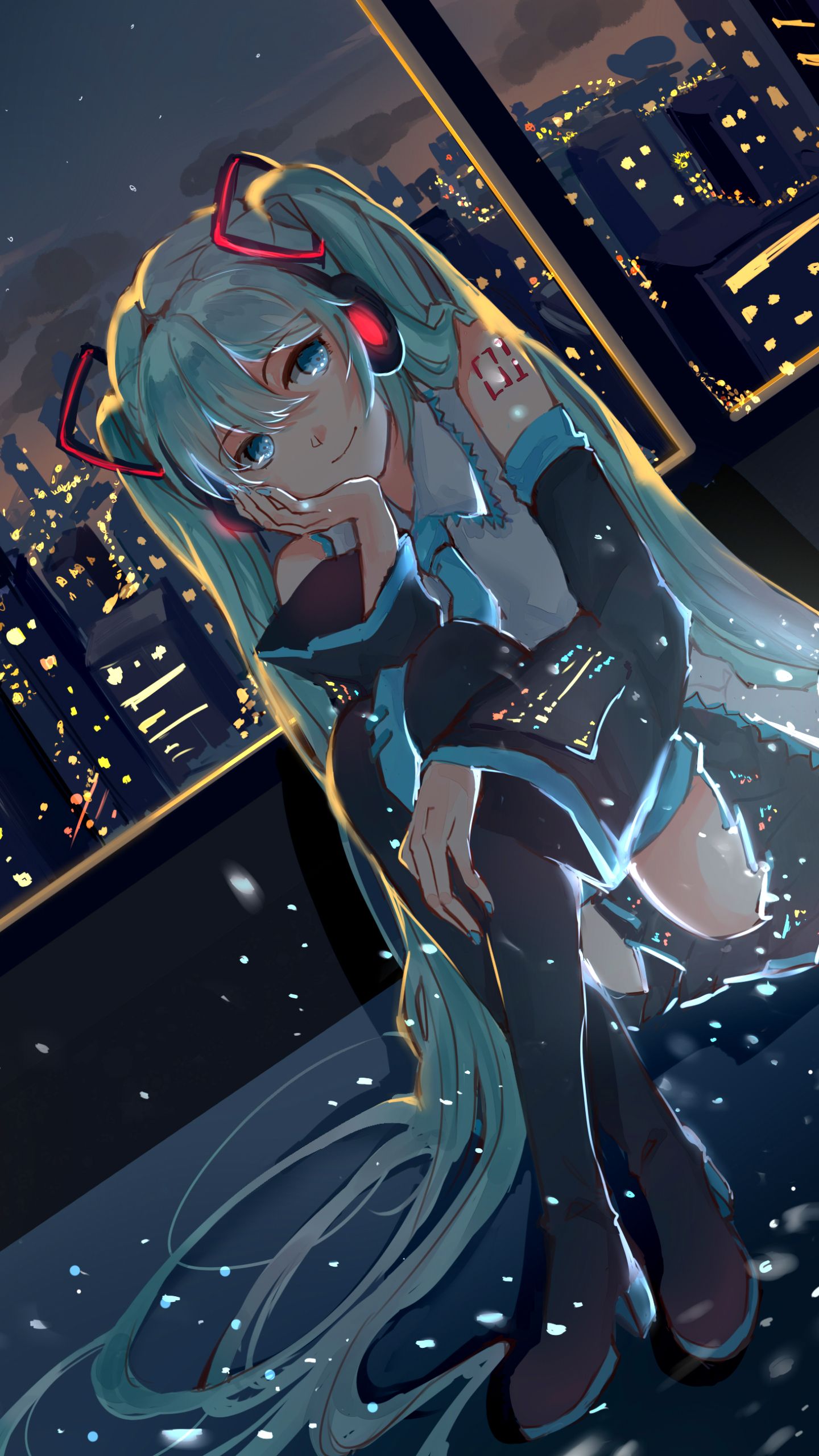 Hatsune Miku Vocaloid Anime Girl 4K Wallpaper iPhone HD Phone #4150h