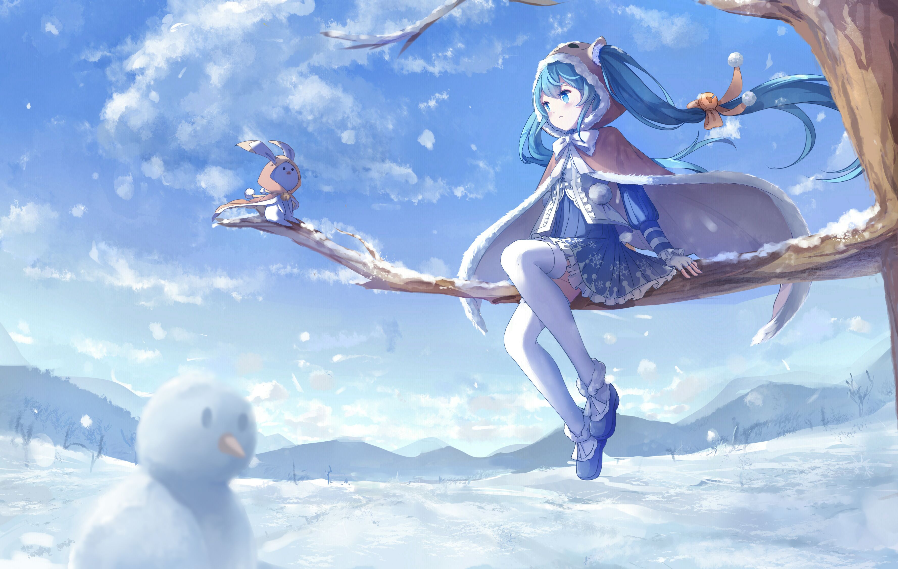 Snow Miku Wallpapers On Wallpaperdog