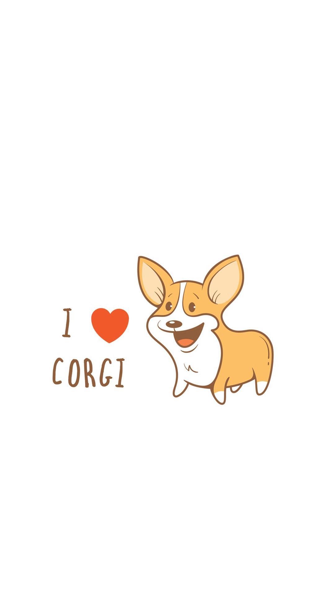Download Cute Lazy Corgi Cartoon Wallpaper  Wallpaperscom