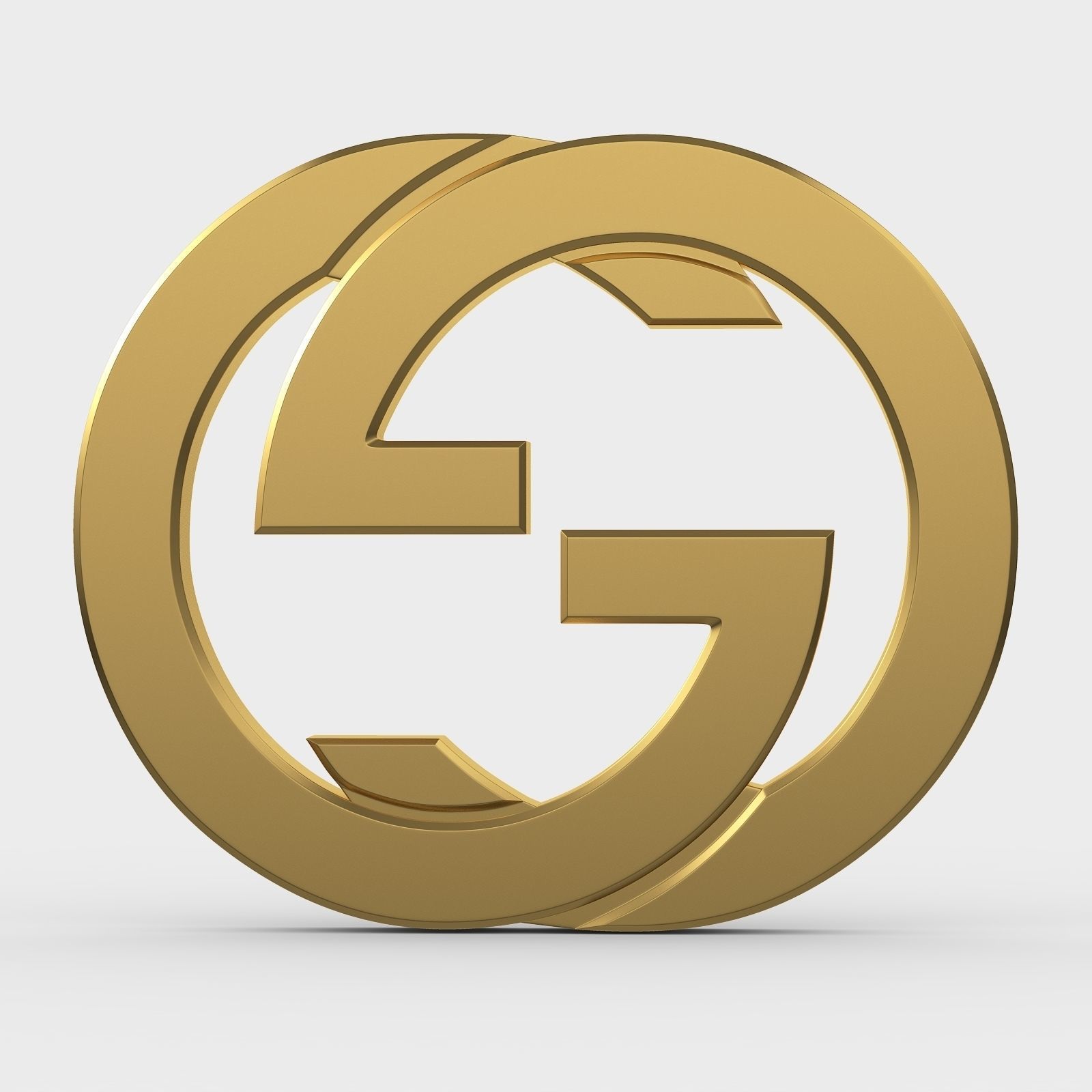 metal gucci logo