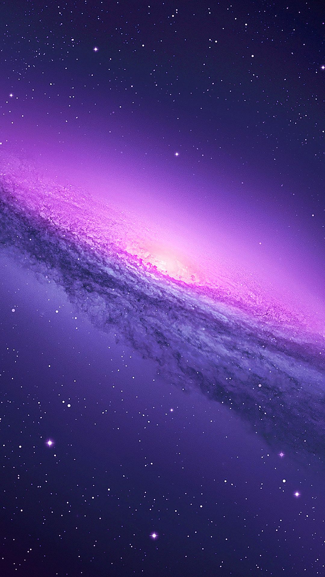 Purple Galaxy iPhone Wallpapers on