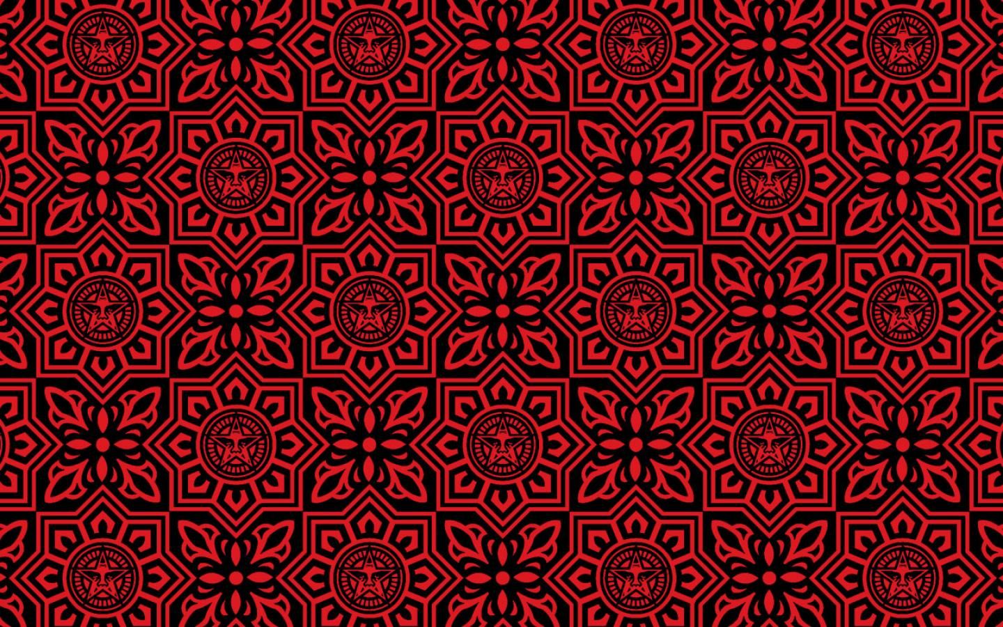 wallpaper red louis vuitton logo