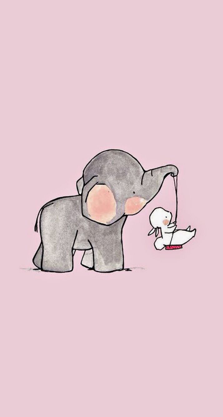 Cute Baby Elephant iPhone 5 Wallpaper ID 40880
