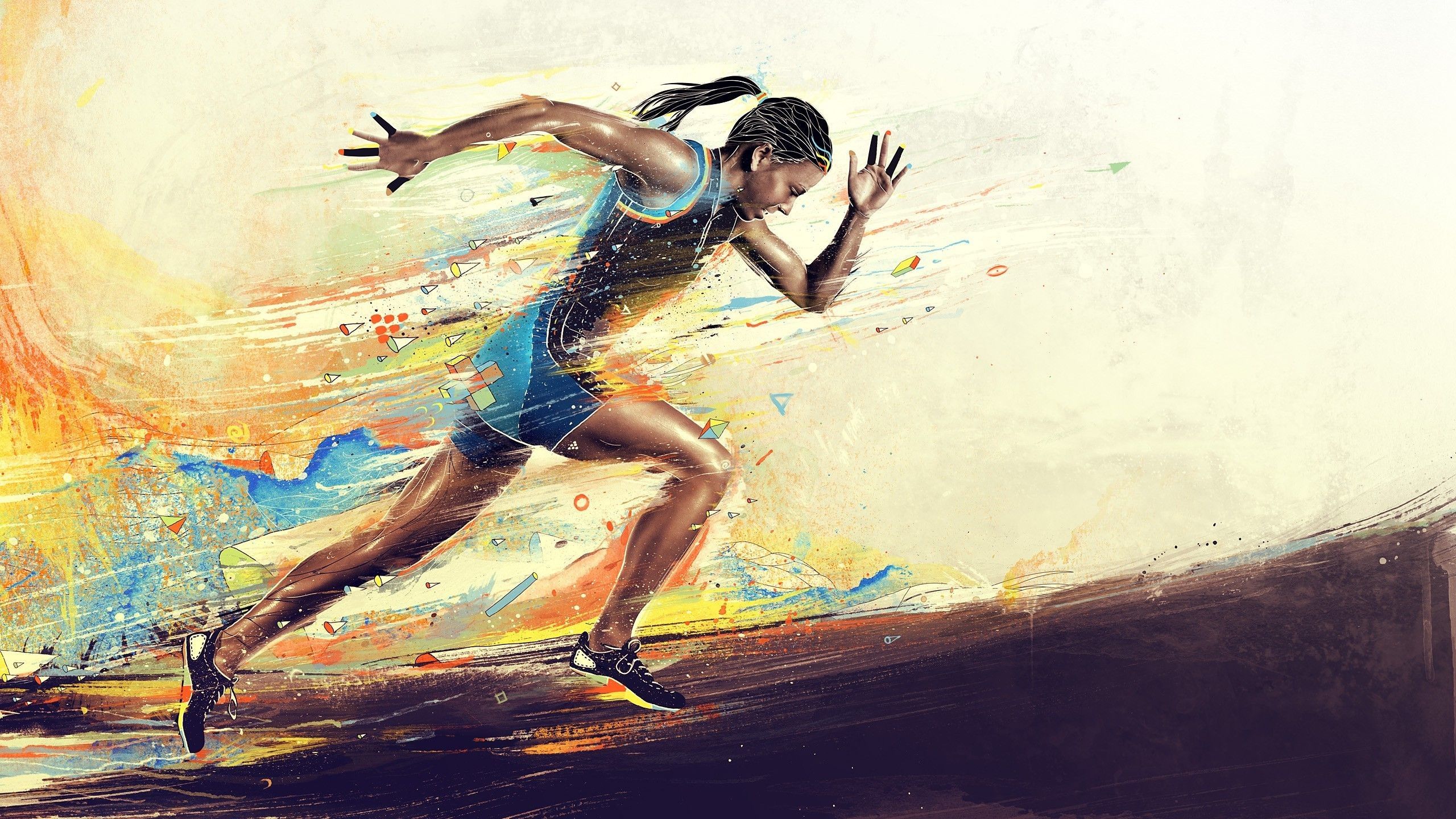Athlete Running Wallpapers on WallpaperDog