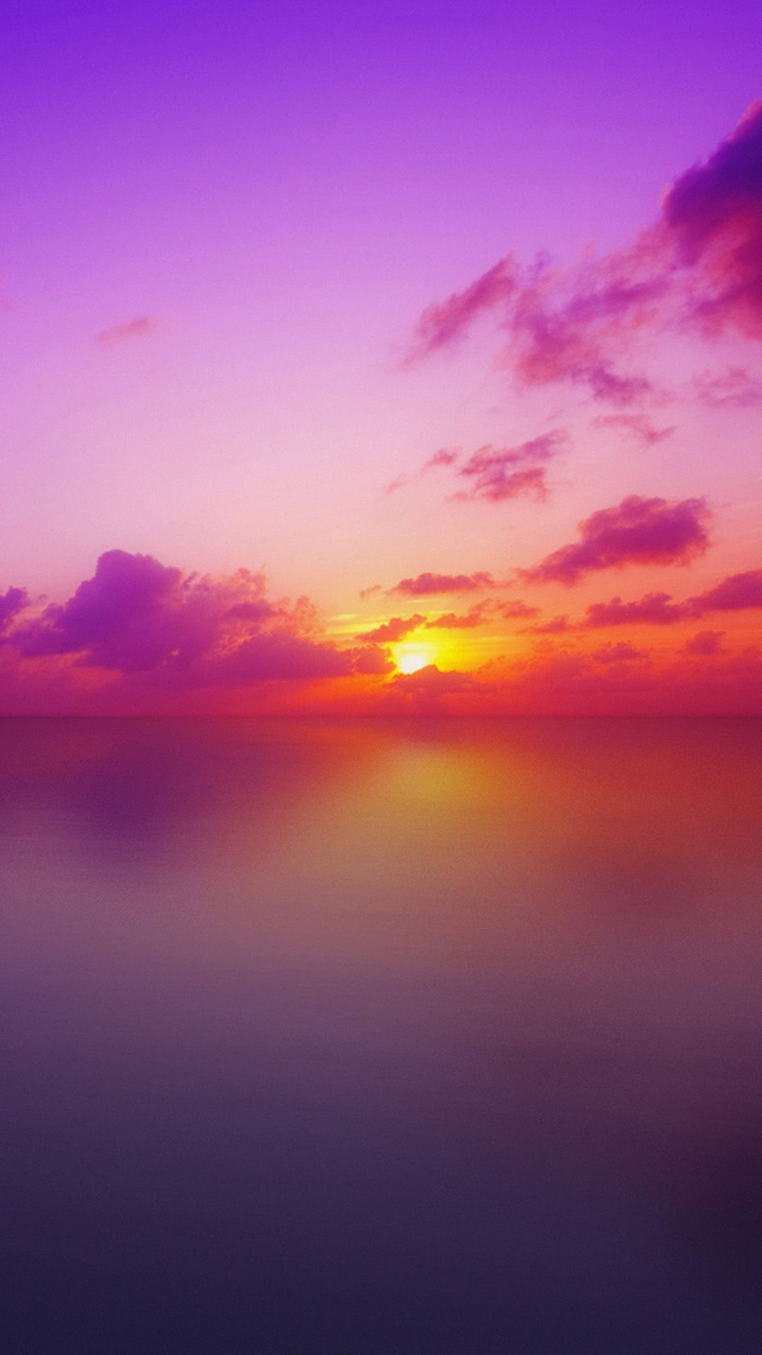 990174 clouds Sun purple sunset sky sea pink horizon waves water   Rare Gallery HD Wallpapers