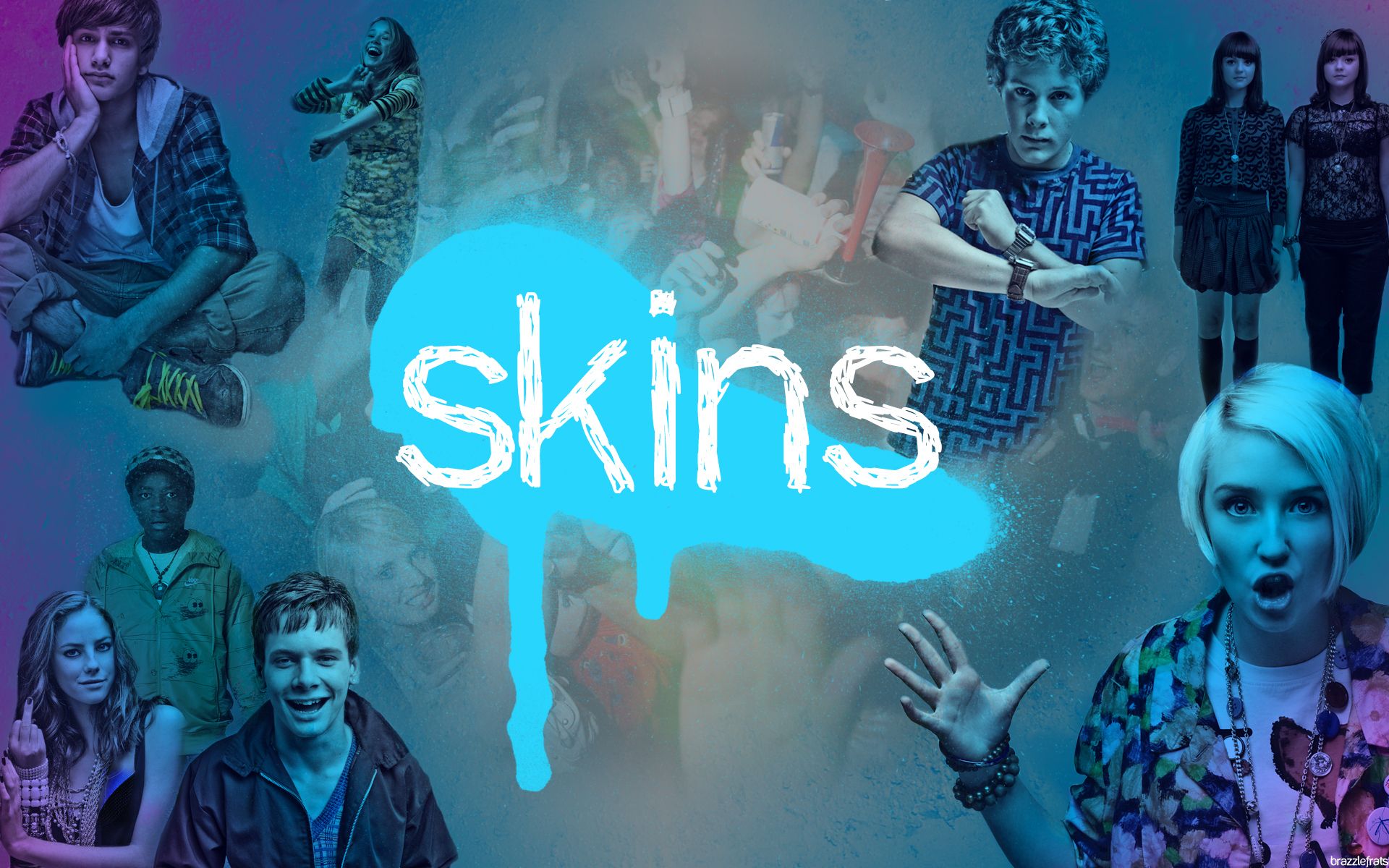 Skins. Сериал молокососы обои. Обои на рабочий стол скинс. Обои на рабочий стол молокососы. Skin для рабочего стола.