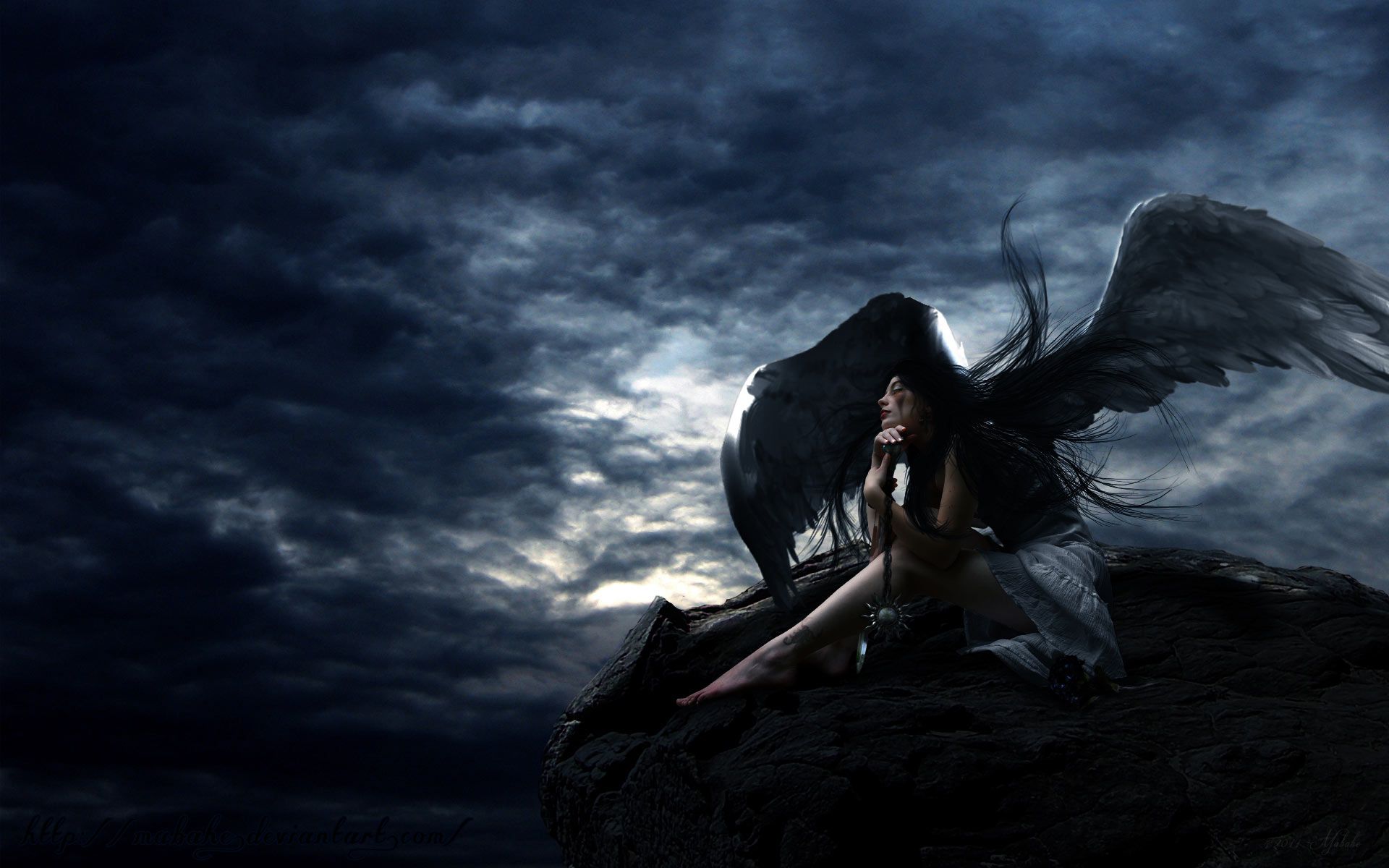 Gothic Angel Wallpapers on WallpaperDog