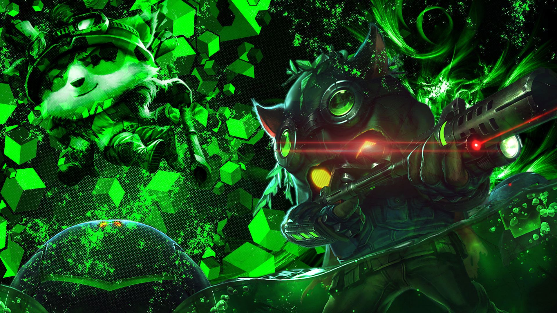 Omega Squad Teemo Live Wallpaper (Dreamscene/Android LWP) on Make a GIF