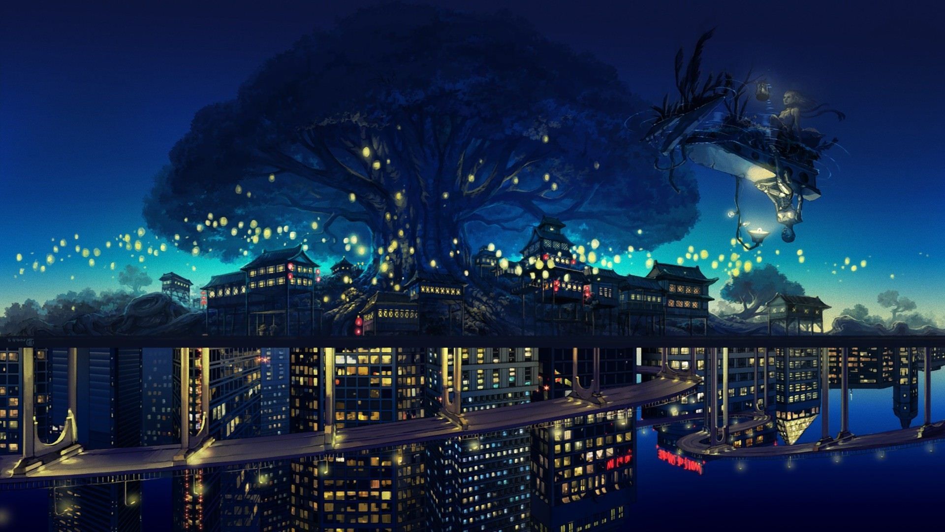 Bạn muốn tìm kiếm một hình nền anime đầy phấn khích và sống động về thành phố đêm? Với hình nền anime thành phố, bạn sẽ được trải nghiệm cảm giác như đang đi dạo trong phố đêm đầy màu sắc với những tòa nhà ảo diệu.
