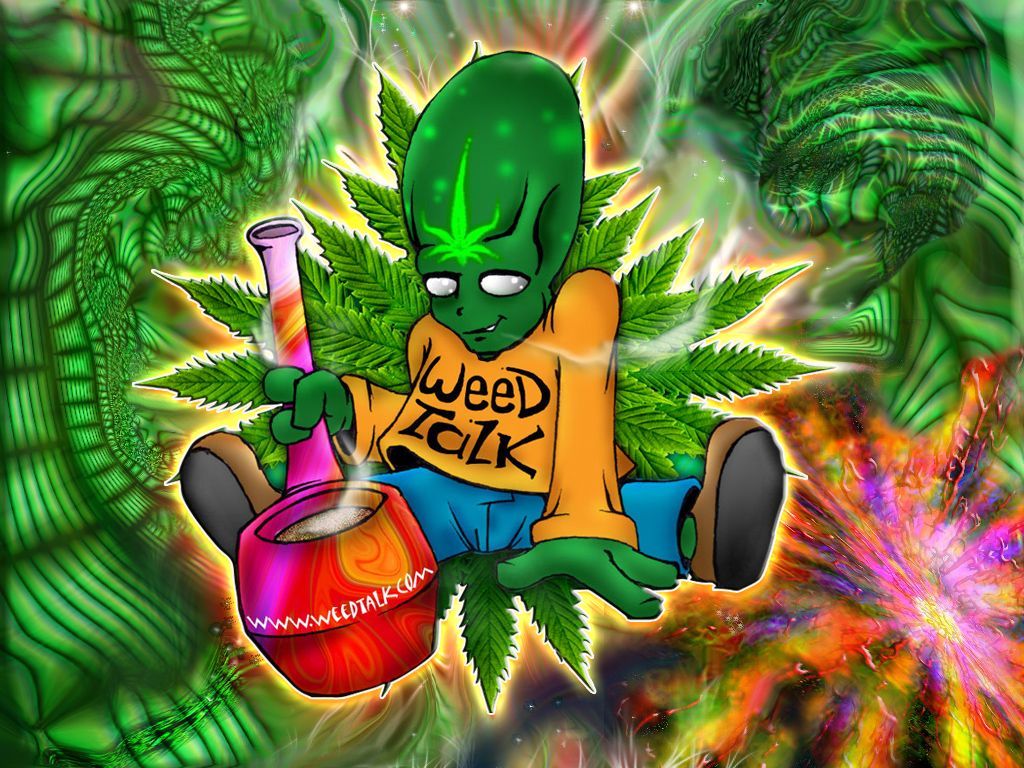 animated weed wallpapers