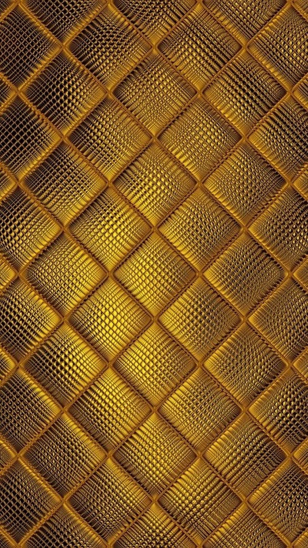 Abstract Golden Black Phone Wallpaper