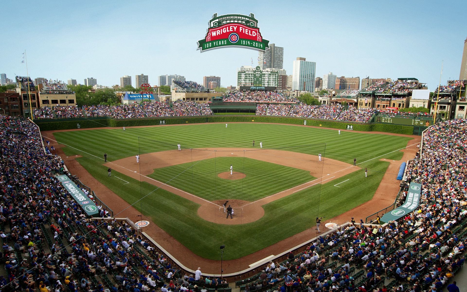 HD wallpaper: baseball, chicago, cubs, mlb | Wallpaper Flare
