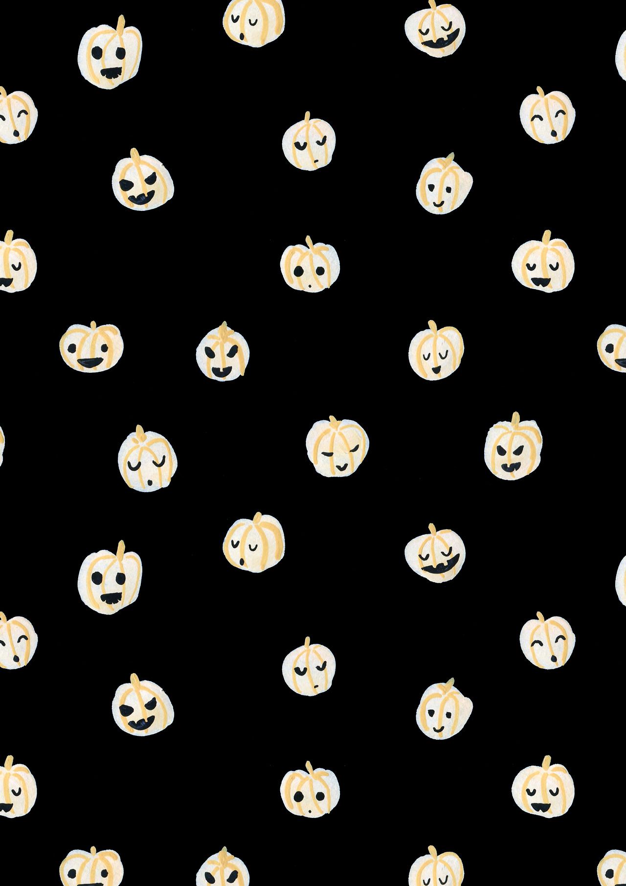 Download Cute Aesthetic Halloween Pumpkins Wallpaper  Wallpaperscom