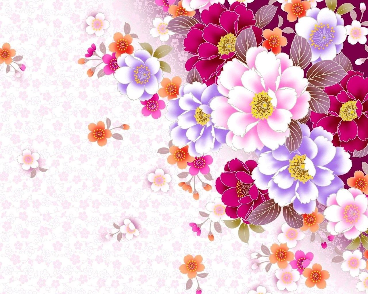 Floral Desktop Wallpapers on WallpaperDog