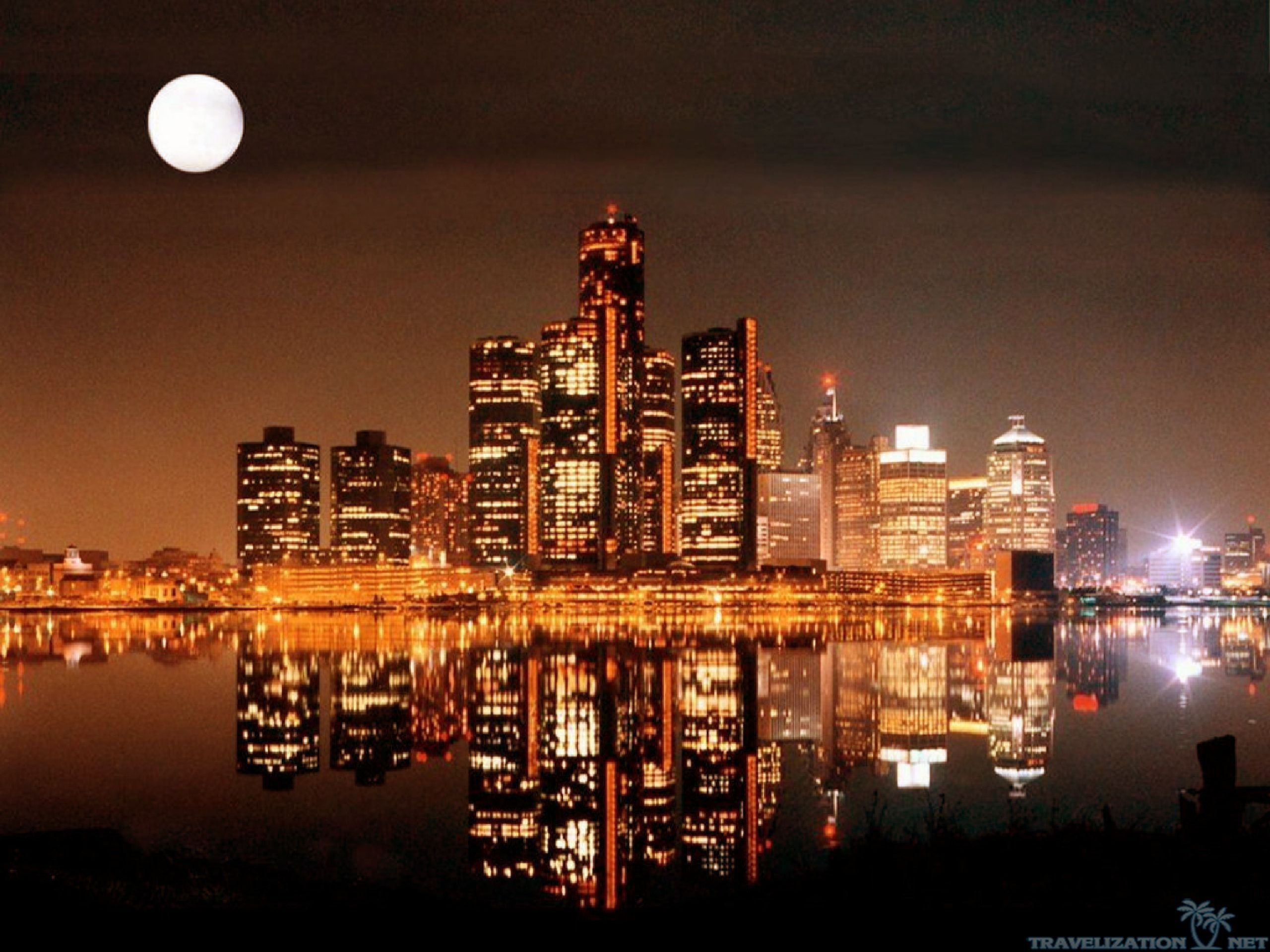 Detroit Skyline Wallpapers on WallpaperDog