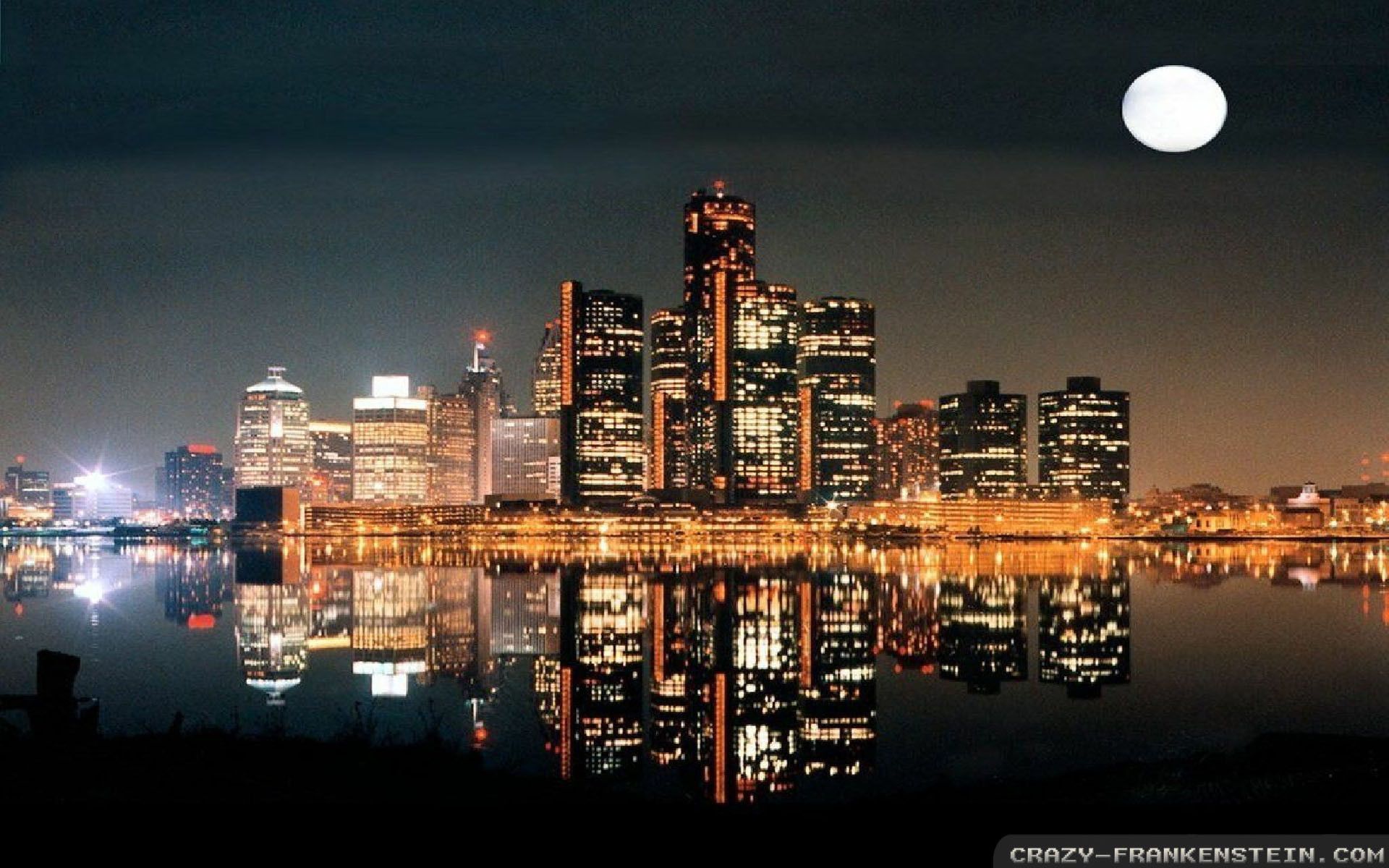 Detroit Skyline Wallpapers on WallpaperDog