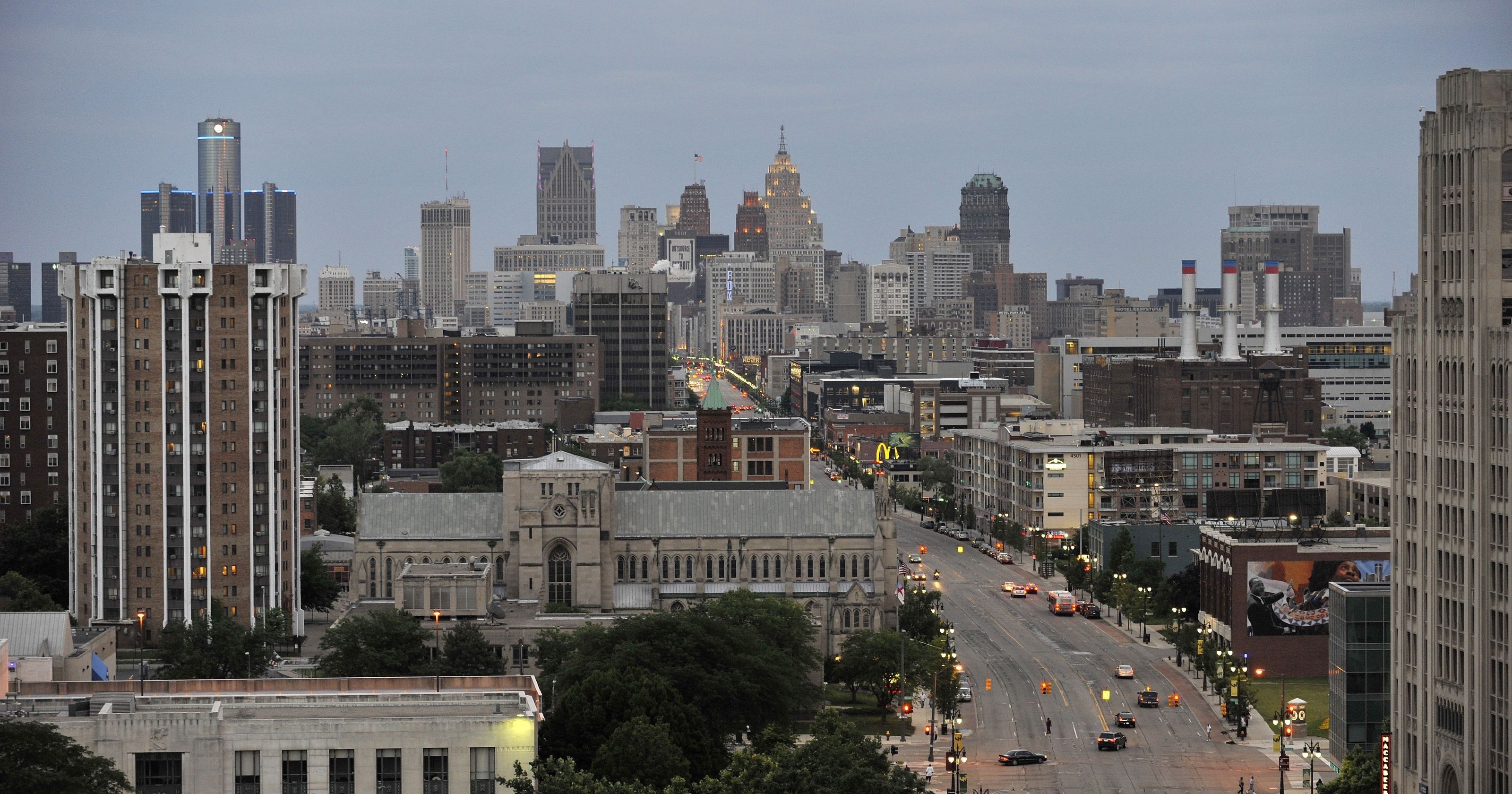 Detroit Skyline Wallpapers on WallpaperDog