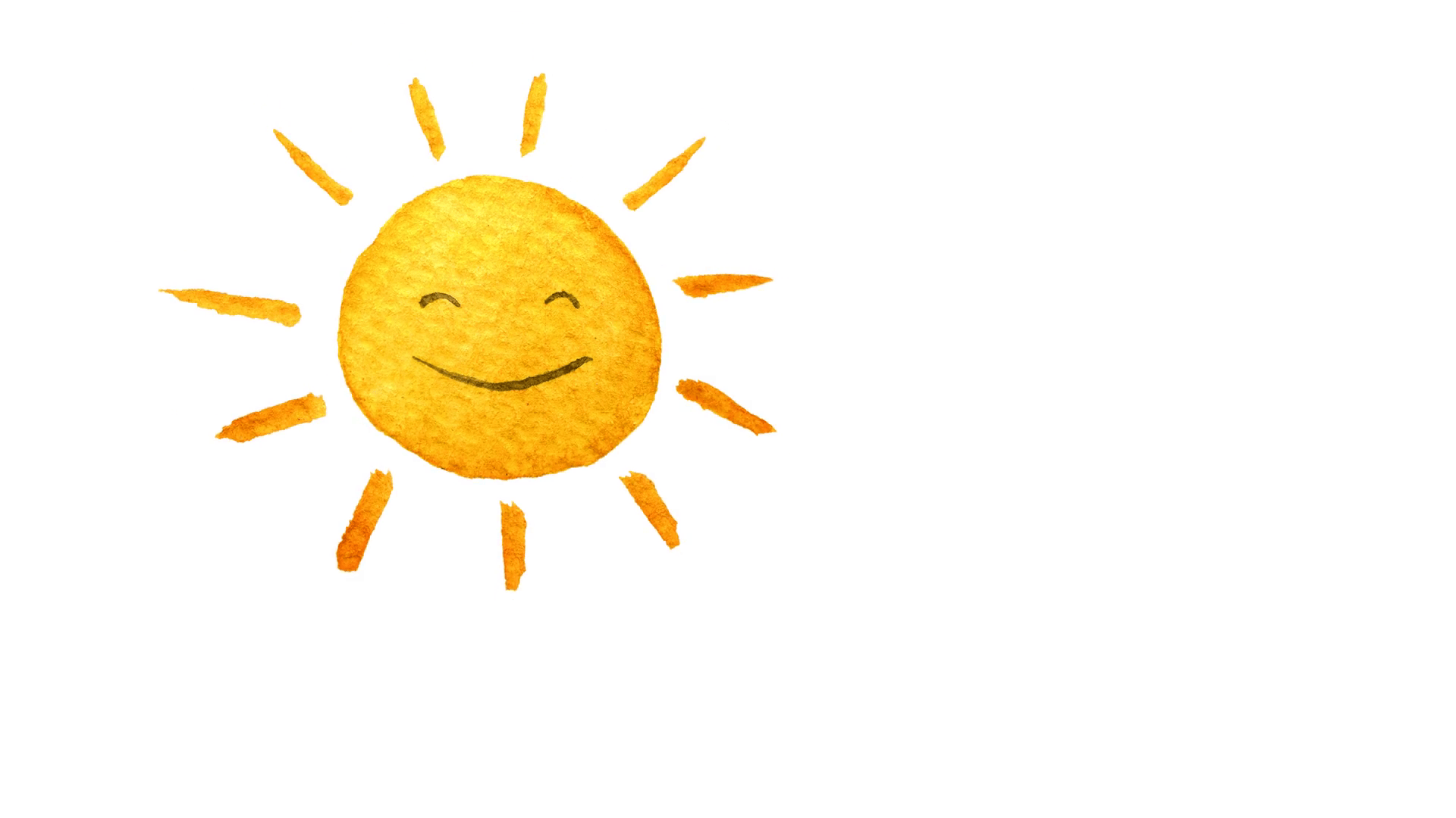 Солнышко рисунок для детей