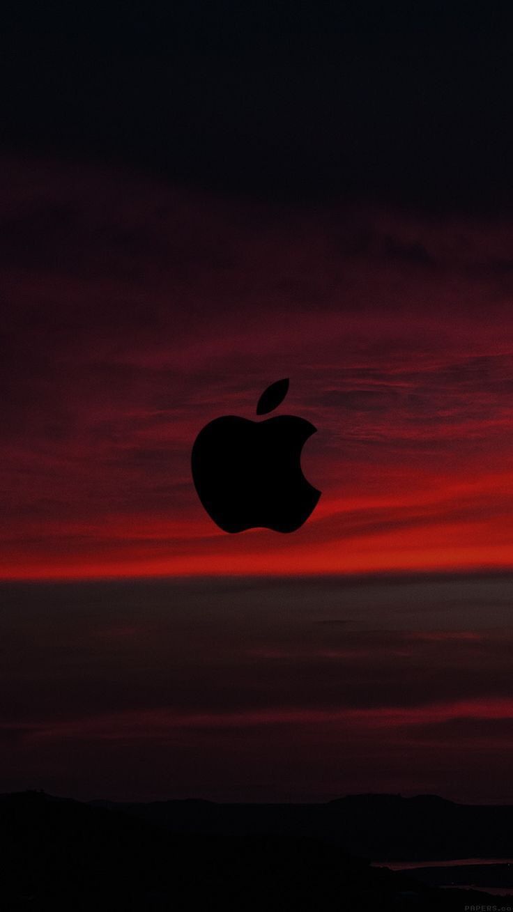 cool apple wallpapers red