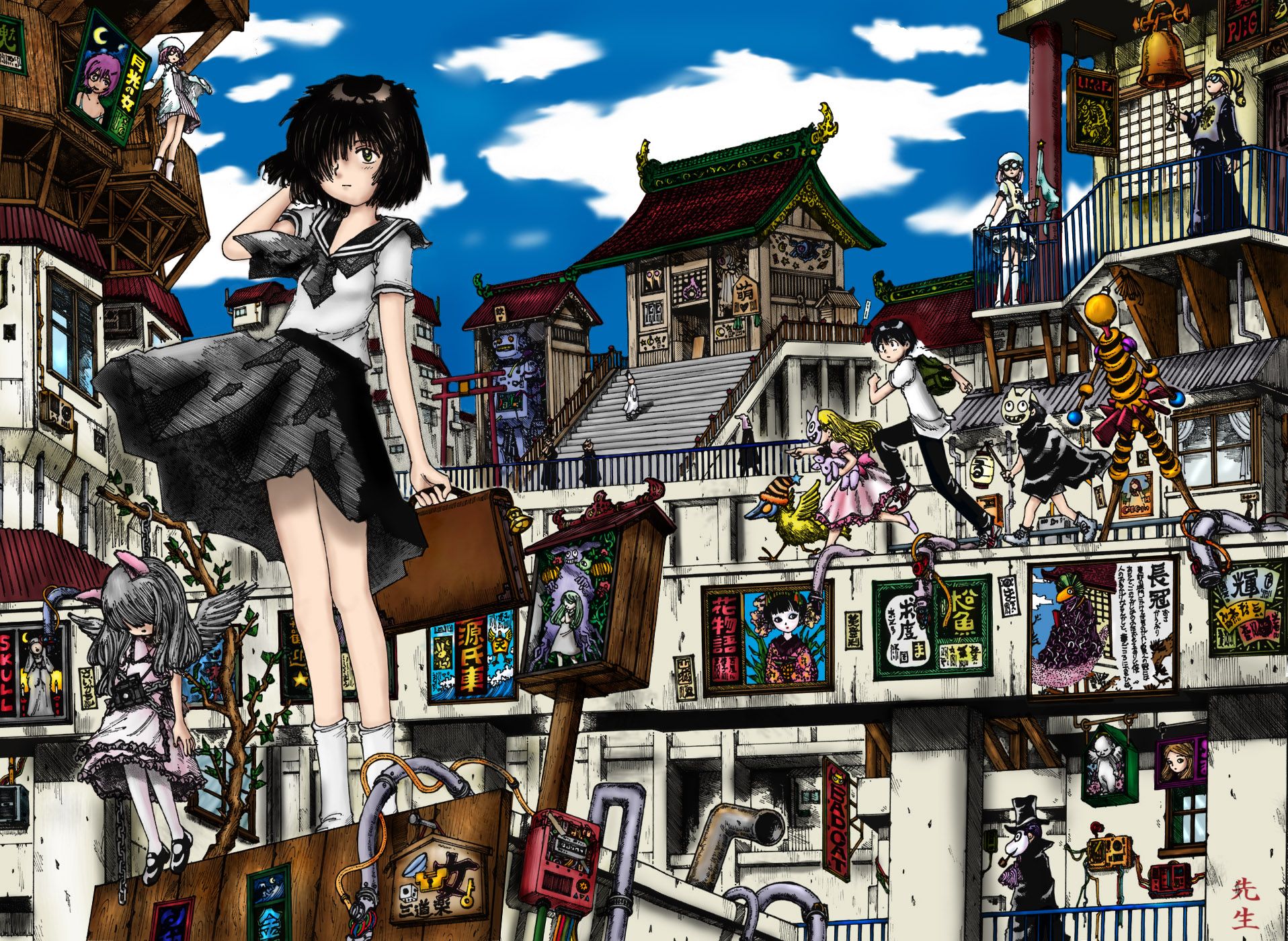 Mysterious Girlfriend X, #anime, #anime girls, #Urabe Mikoto, wallpaper