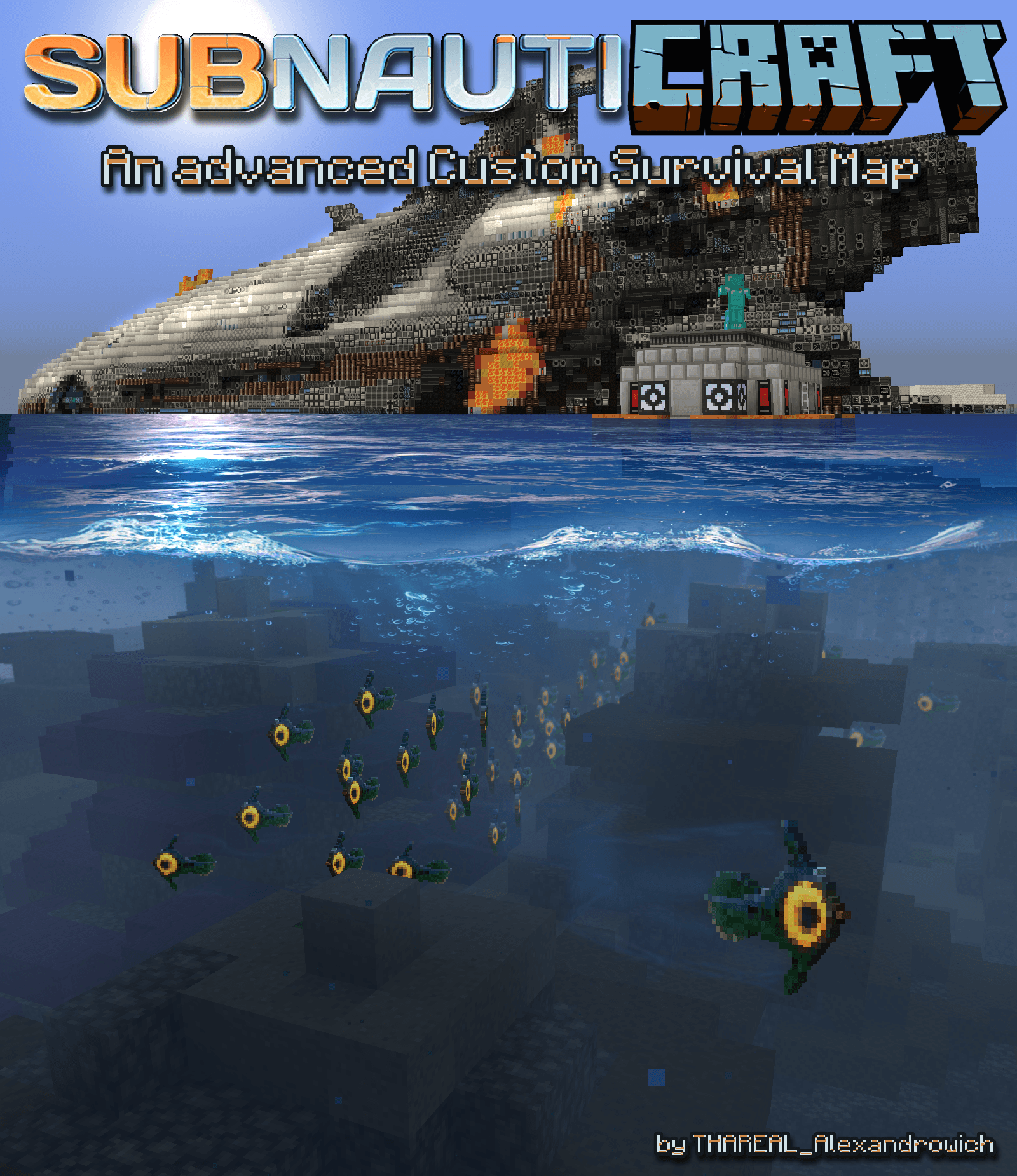 Subnautica карта minecraft