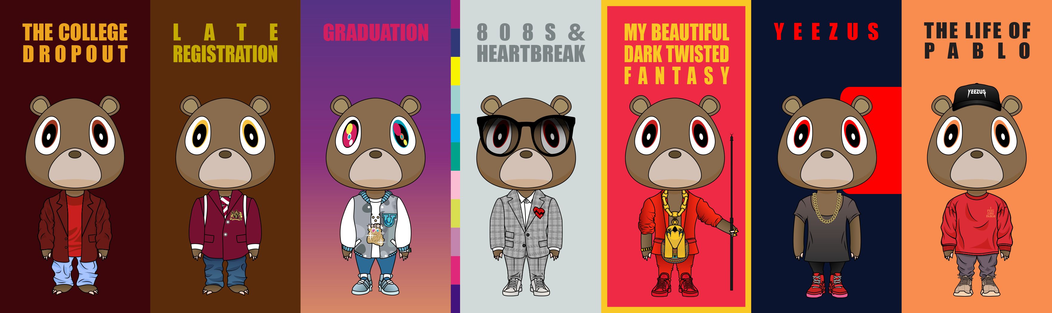 Yeezus Kanye West Bear Wallpapers on WallpaperDog