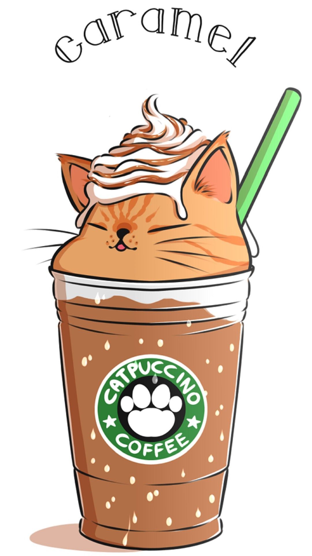 starbucks cartoon frappuccino