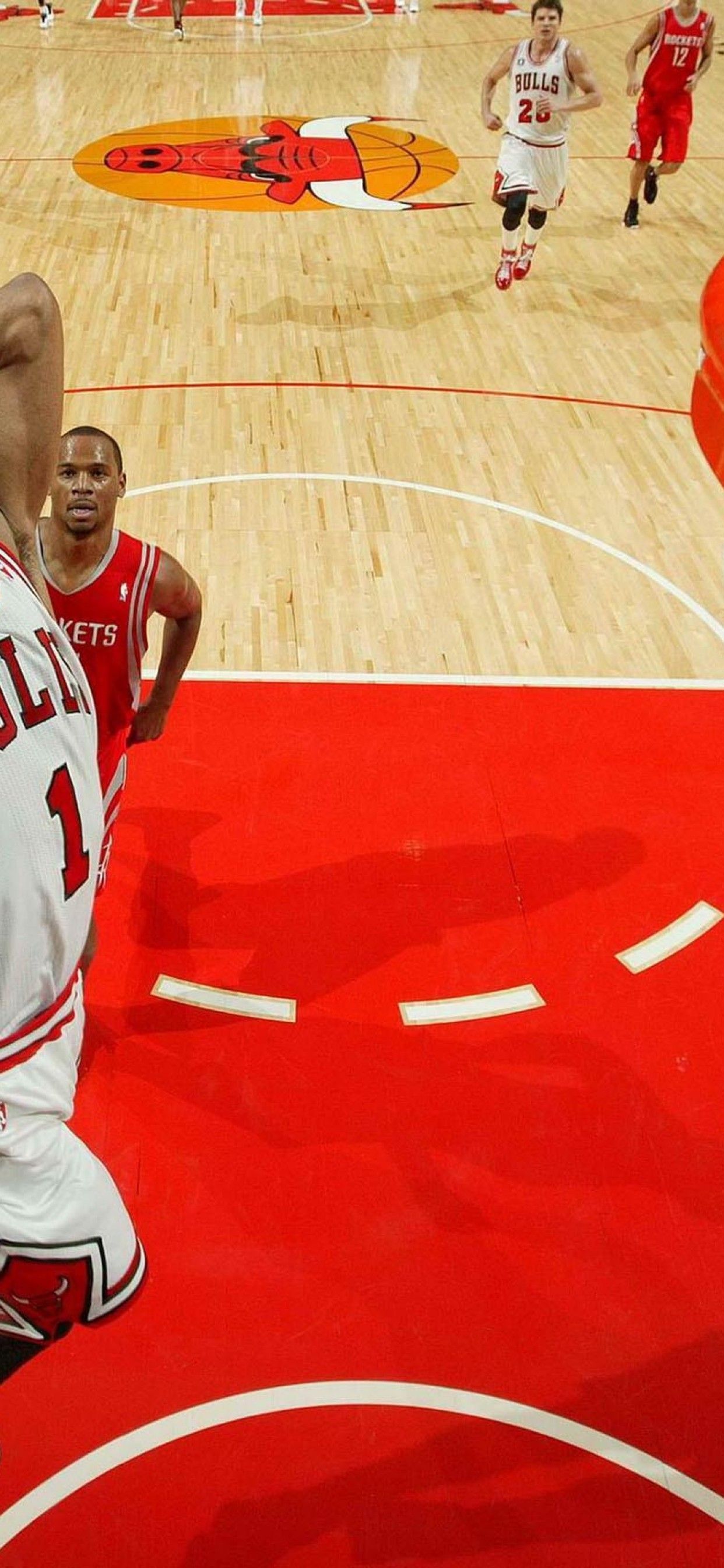Download NBA iPhone Derrick Rose Chicago Bulls Wallpaper
