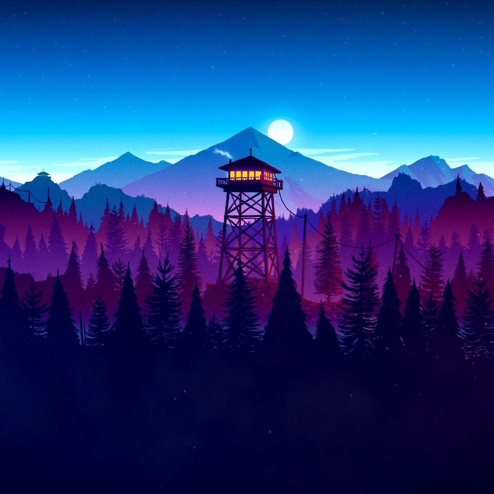 Wallpaper engine обои firewatch