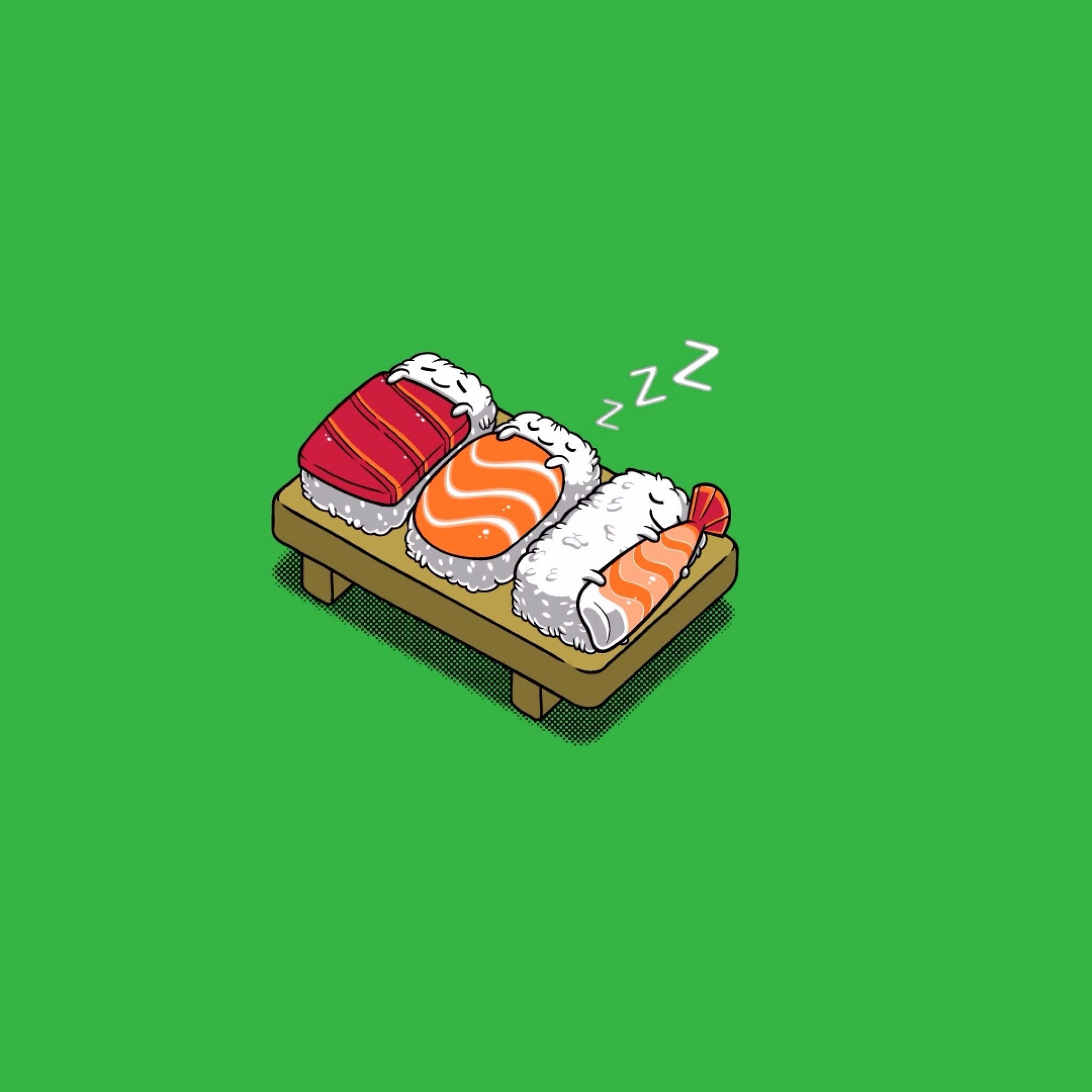 Download Cute Cartoon Sushi Wallpaper  Wallpaperscom