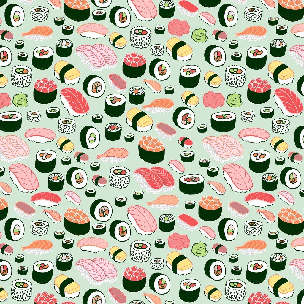 Cute Sushi Wallpapers On Wallpaperdog