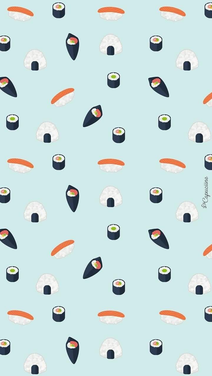 Sushi Pattern  Socksmith Design  Wallpaper iphone cute Cute patterns  wallpaper Cute wallpaper for phone