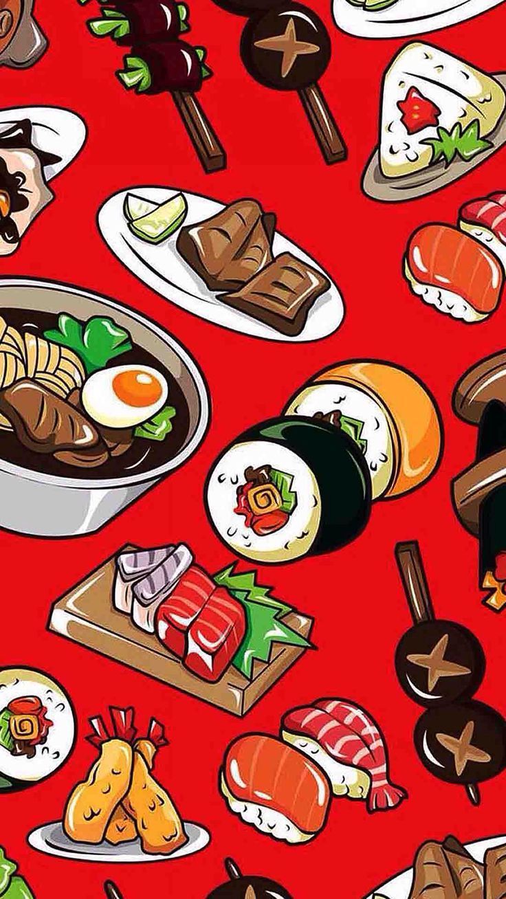 Cute Sushi Wallpapers On Wallpaperdog