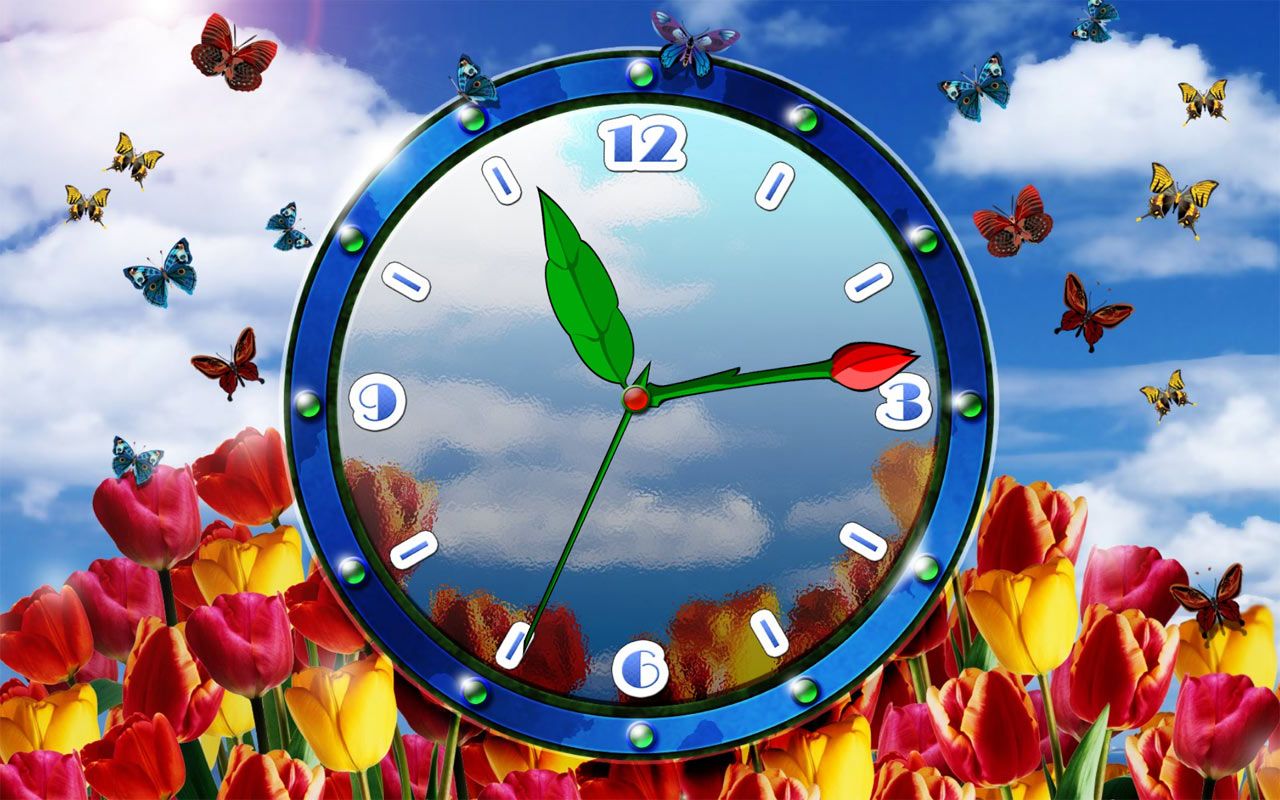 animated clock wallpaper desktop free download