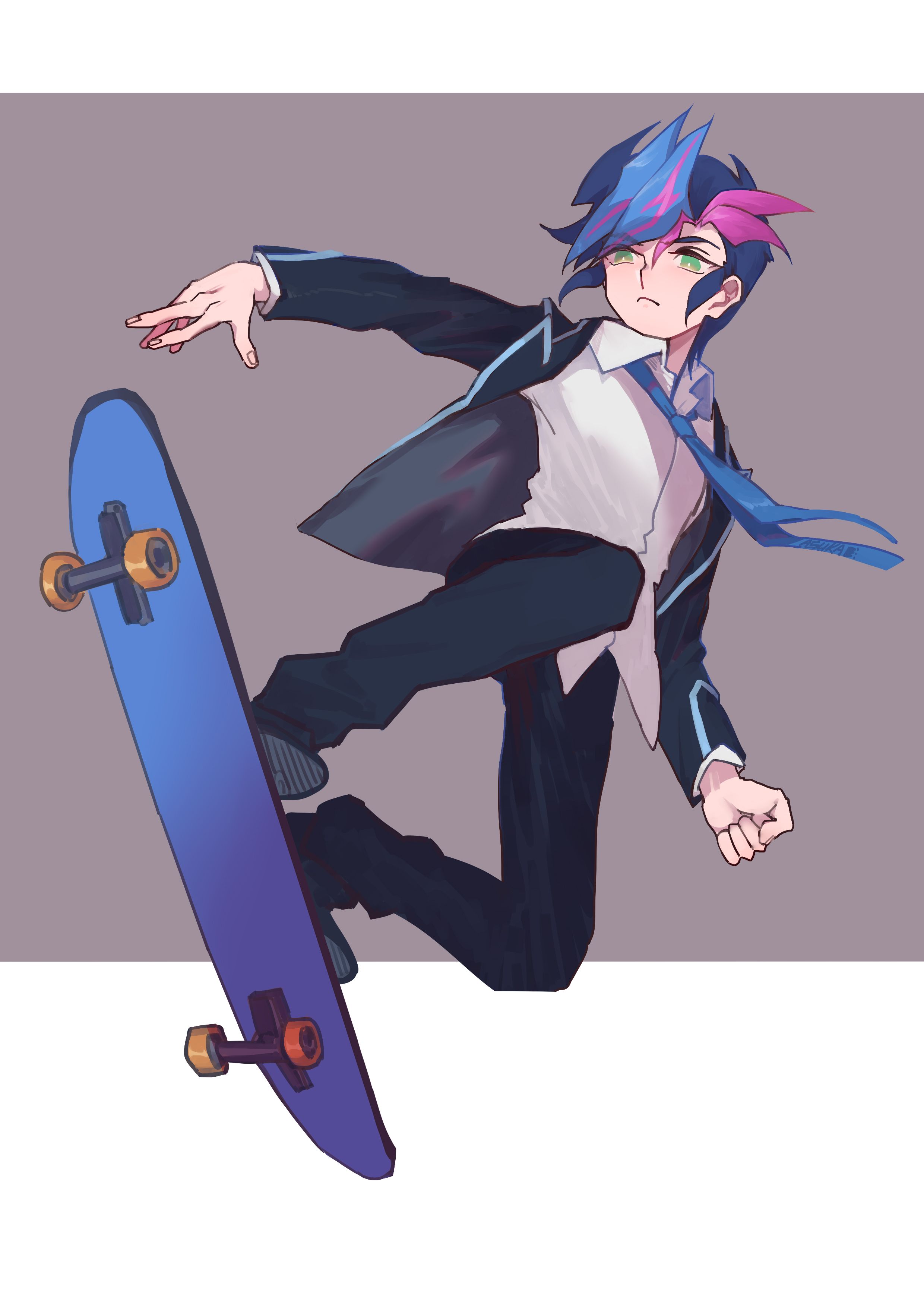 Amazon.com : Lluboos SK8 The Infinity Skateboards Complete Anime Skateboard  31 Inch Skateboard Deck - Protagonist : Sports & Outdoors