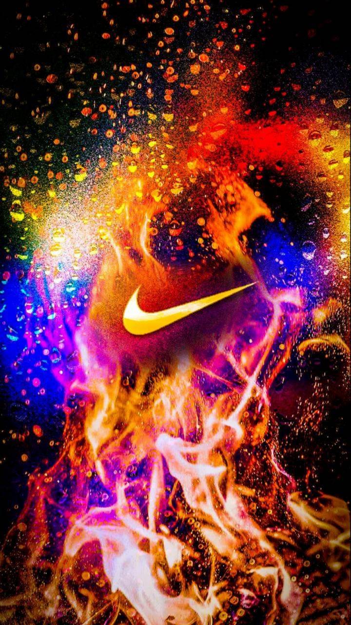 Fire Nike Wallpapers On Wallpaperdog