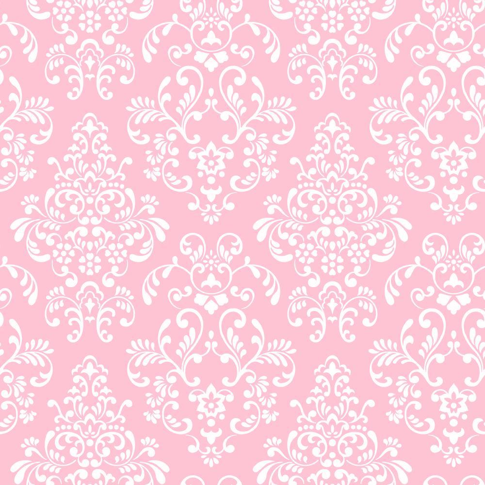 Harlen Woodland Damask Wallpaper Dusky Pink Holden 90161