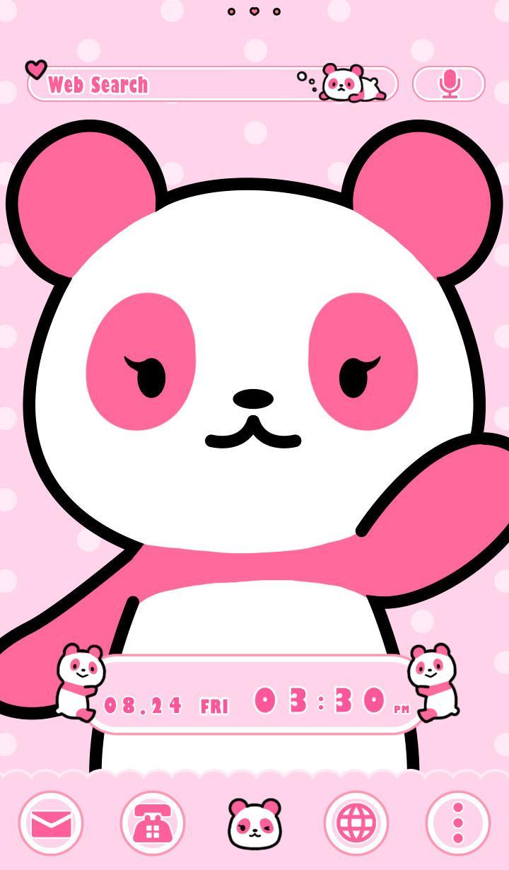 Featured image of post Wallpaper Panda Lucu Pink