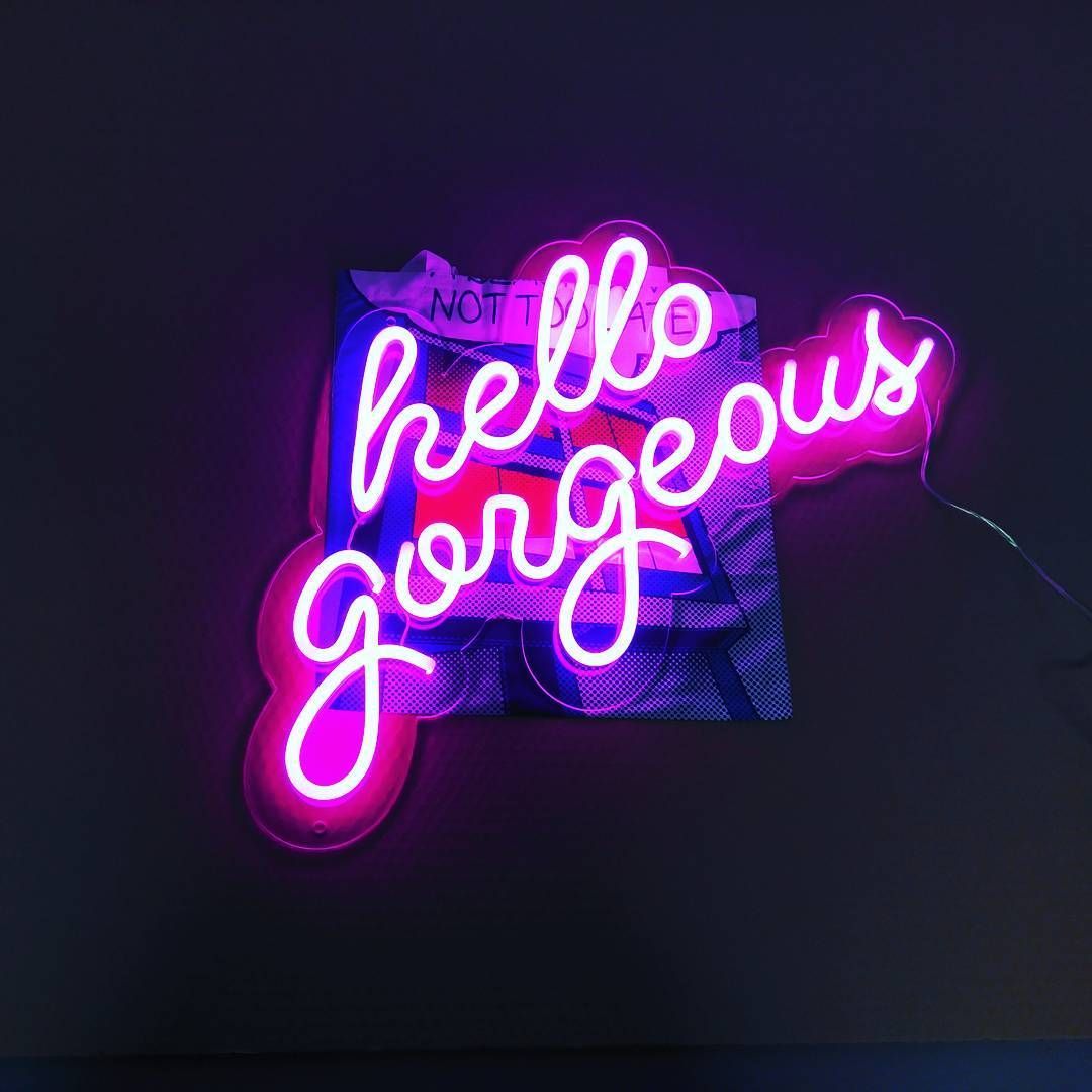 Blue LED Light Sign Wallpapers on WallpaperDog