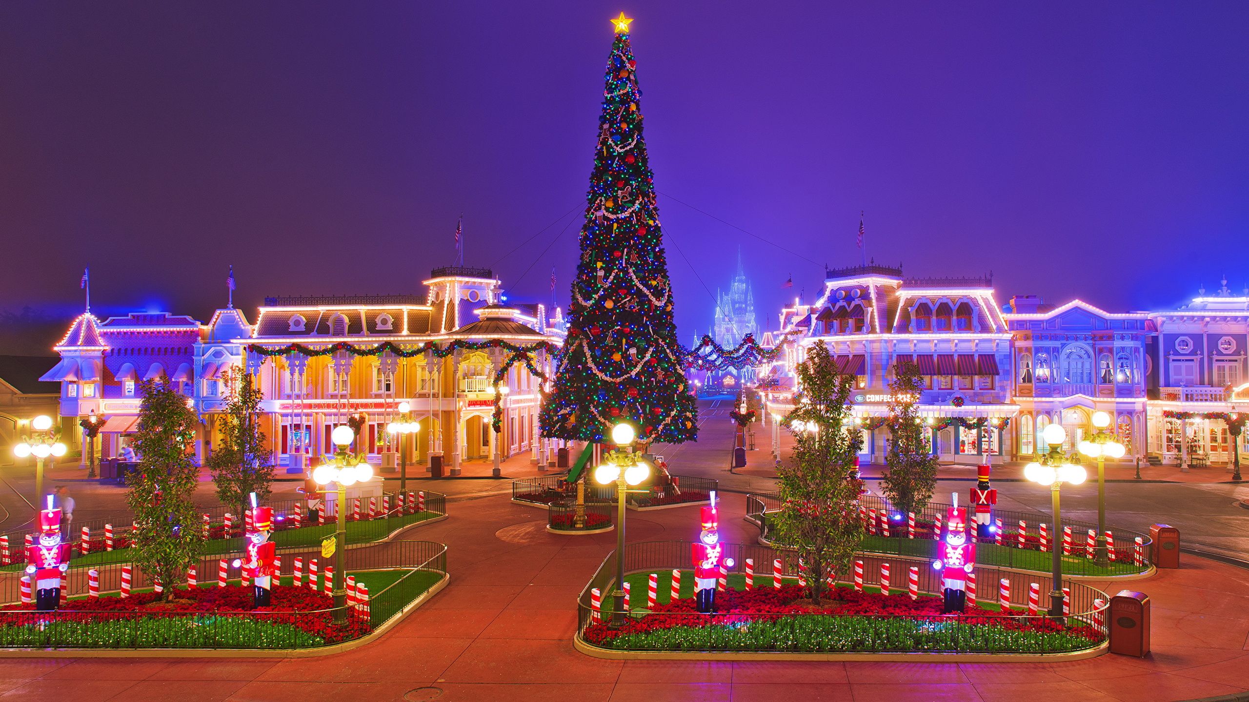 disneyland christmas wallpaper