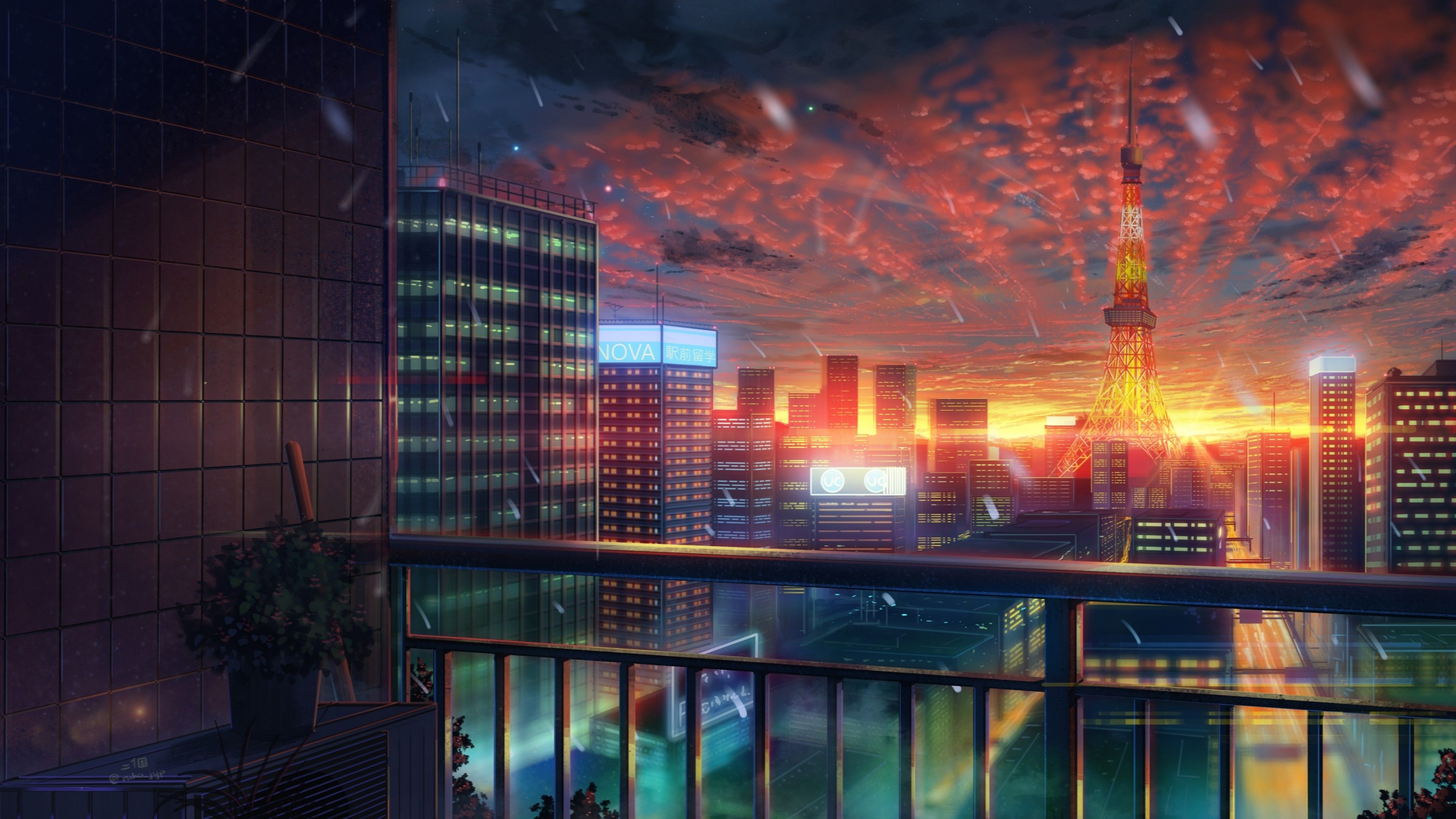 neo - tokyo, anime key visual, anime 4 k, by wlop | Stable Diffusion |  OpenArt
