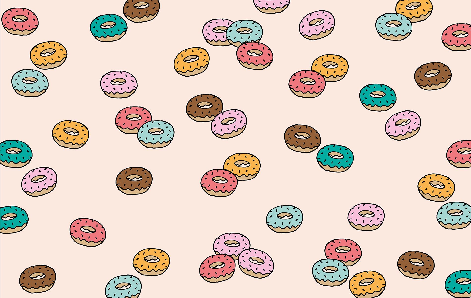 Cartoon Donut Wallpapers on WallpaperDog