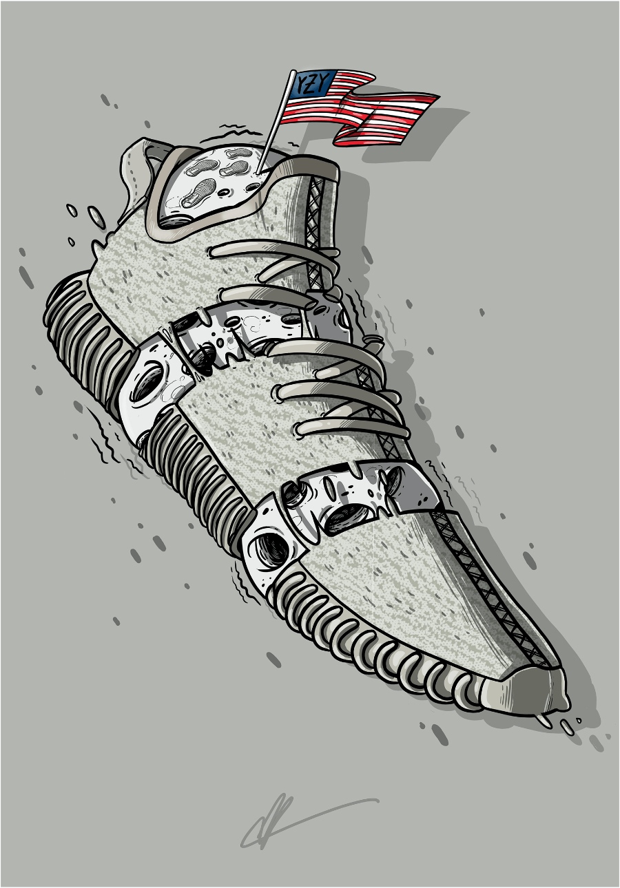 Yeezy Shoes Cartoon Wallpapers on WallpaperDog