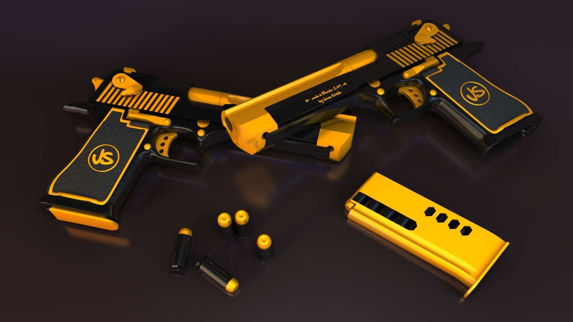 Gold Weapons Wallpapers on WallpaperDog