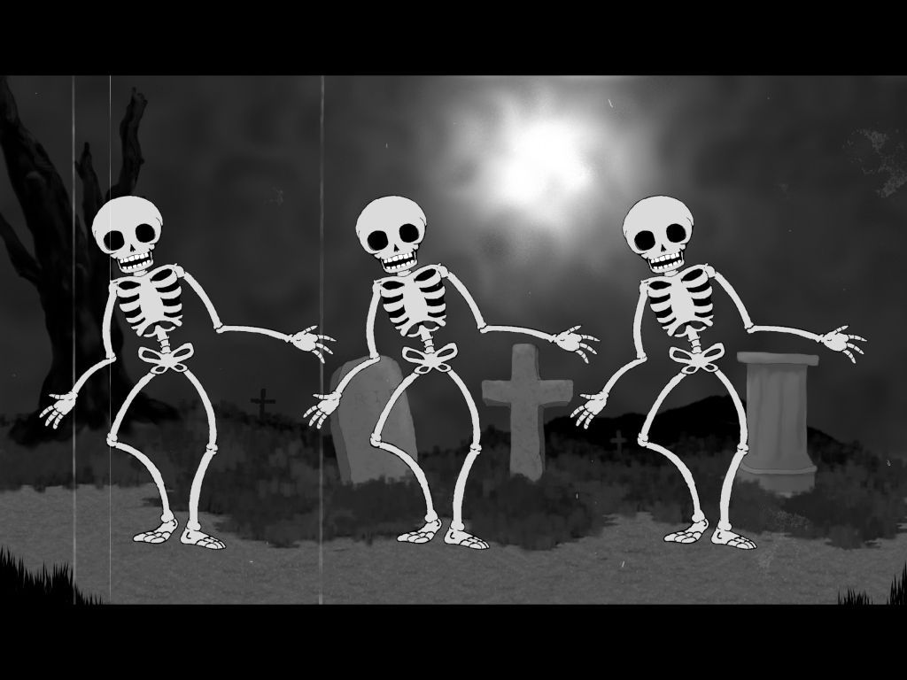 Animated Aesthetic Purple Skeleton Animated Background  Etsy
