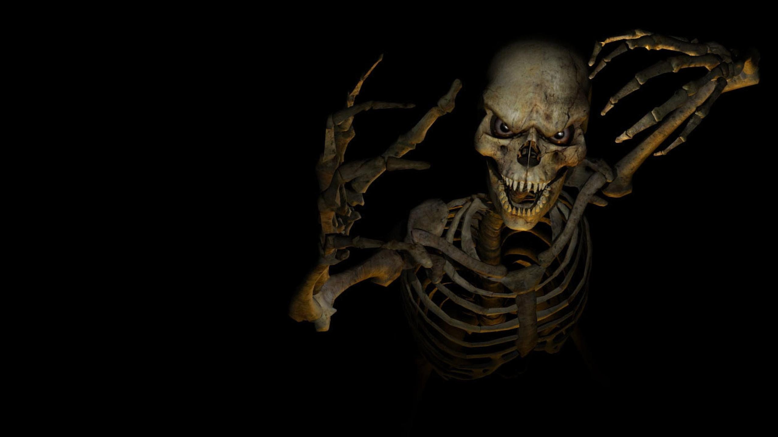 Premium Photo  Halloween horror scary background with zombie skeleton  ghost generative ai