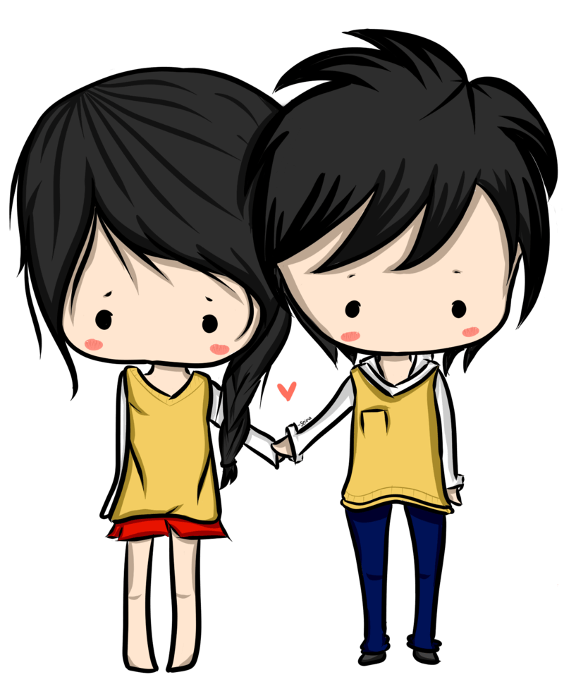 Chibi Couple Wallpapers On Wallpaperdog